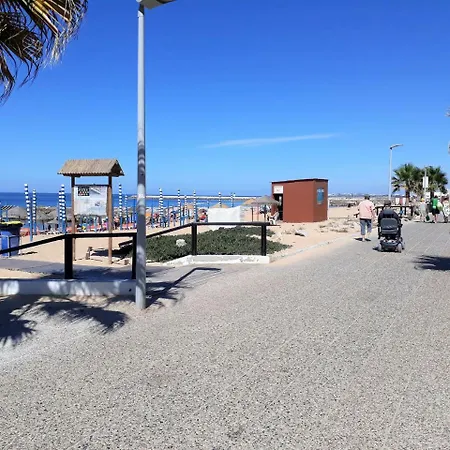 Abmar- Por-Do-Sol, Vista Mar, Remodelado, Wifi, 80Mt Praia Quarteira Exterior photo